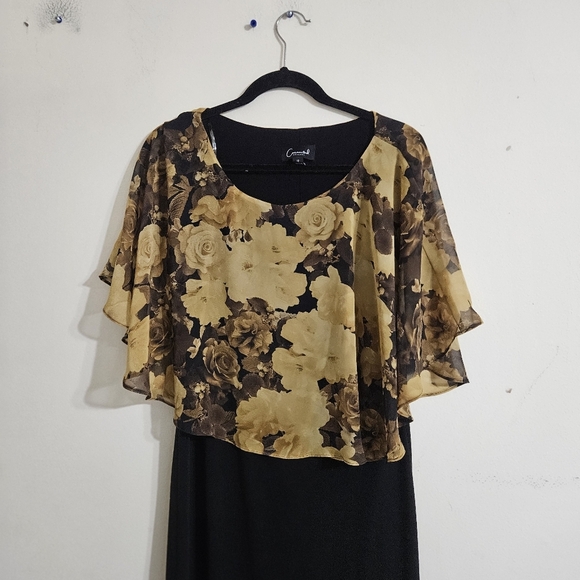 Connected Apparel Floral Sheath Dress - Picture 4 of 5